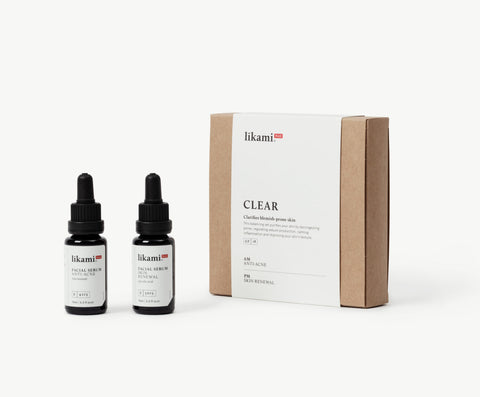 CLEAR SERUM SET - Verheldert de onzuivere huid